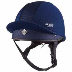 Charles Owen 4Star Skull Helmet 7 Charles Owen 4Star Skull Helmet -For the Horse Store 4Star Navy Web