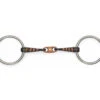 Shires Copper Lozenge Sweet Iron Snaffle With Raised Rib Bit