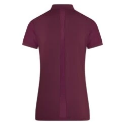 Euro-Star Half Zip Valentina Short Sleeve Shirt -For the Horse Store EuroStarESValentinaDarkBerryback
