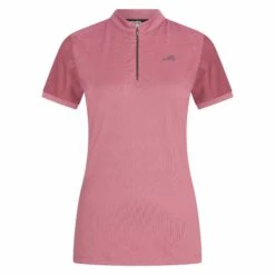 Euro-Star Half Zip Valentina Short Sleeve Shirt -For the Horse Store EuroStarESValentinaHawthorneRose