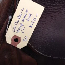 Luc Childeric Jump Saddle 17" -For the Horse Store IMG 4065