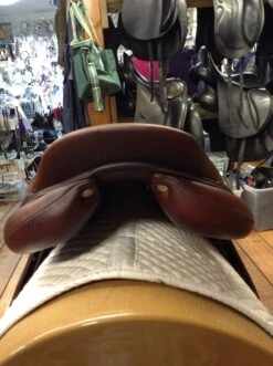 Antares Evolution Wide Tree Jump Saddle - 17" -For the Horse Store IMG 4137