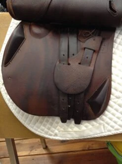 Antares Evolution Wide Tree Jump Saddle - 17" -For the Horse Store IMG 4139