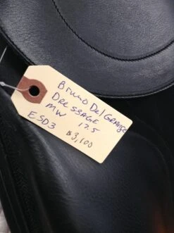 Bruno Delgrange Dressage Saddle - 18" -For the Horse Store IMG 4343