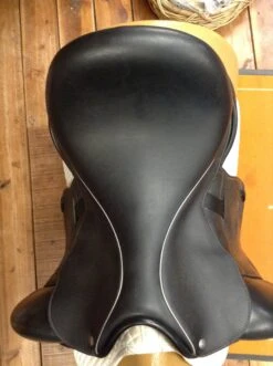 SOLD Custom Saddlery Icon Flight Dressage Saddle SOLD -For the Horse Store IMG 4418
