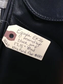 Equipe EK-26 Monoflap Jump Saddle- 17.5" -For the Horse Store IMG 4503