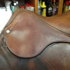 SOLD - 2002 Antares Jump Saddle 17" -For the Horse Store IMG 4668