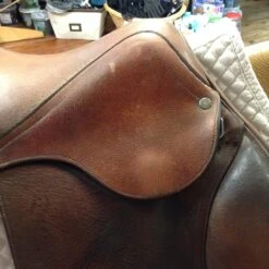 SOLD - 2002 Antares Jump Saddle 17" -For the Horse Store IMG 4675