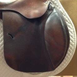 SOLD - 2002 Antares Jump Saddle 17" -For the Horse Store IMG 4677