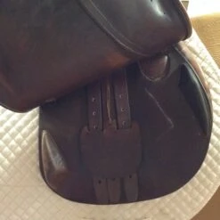 SOLD - 2002 Antares Jump Saddle 17" -For the Horse Store IMG 4678