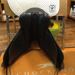 Black Country Eloquence Dressage Saddle - 17.5" -For the Horse Store IMG 5117