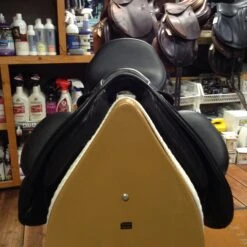 SOLD - Custom Saddlery Wolfgang Solo Dressage Saddle - 18" -For the Horse Store IMG 5142