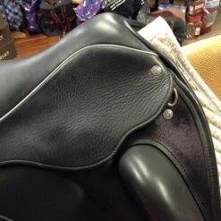 SOLD - Custom Saddlery Wolfgang Solo Dressage Saddle - 18" -For the Horse Store IMG 5144