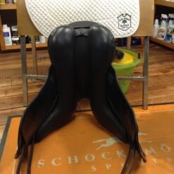 SOLD - Custom Saddlery Wolfgang Solo Dressage Saddle - 18" -For the Horse Store IMG 5149