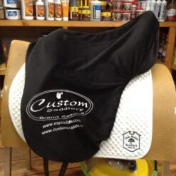 SOLD - Custom Saddlery Wolfgang Solo Dressage Saddle - 18" -For the Horse Store IMG 5151