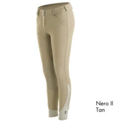 Tredstep Ireland Symphony Nero II Ladies Knee Patch Breech CLEARANCE 6 Tredstep Ireland Symphony Nero II Ladies Knee Patch Breech CLEARANCE -For the Horse Store Nero II Tan 600x600 1