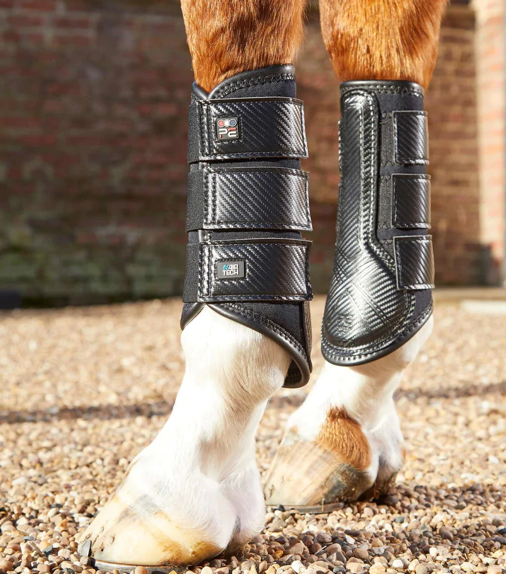 Premier Equine Carbon Air Tech Single Locking Brushing Boots 1 Premier Equine Carbon Air Tech Single Locking Brushing Boots