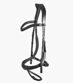 Premier Equine Savuto Anatomic Bridle With Crank Noseband And Flash -For the Horse Store PEsavuto anatomic bridle with crank noseband flash3
