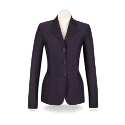 RJ Classics Harmony Mesh Show Coat - Deep Plum
