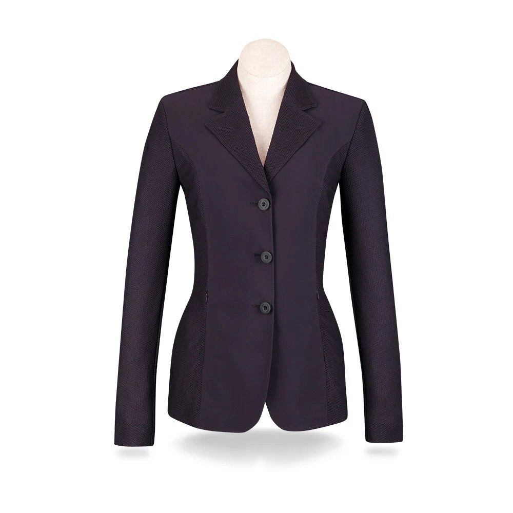 RJ Classics Harmony Mesh Show Coat - Deep Plum 1 RJ Classics Harmony Mesh Show Coat - Deep Plum