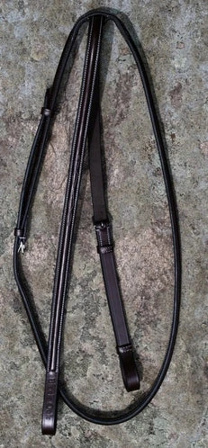 KL Select Black Oak Fancy Stitching Raised Standing Martingale