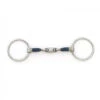 Blue Steel Oval Peanut Mouth Loose Ring