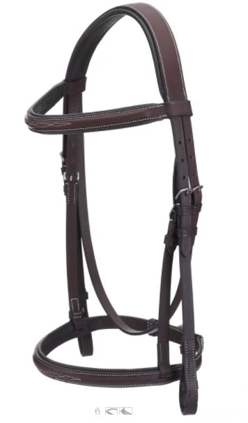 Royal Highness Padded Fancy Stitch Snaffle Bridle 1 Royal Highness Padded Fancy Stitch Snaffle Bridle