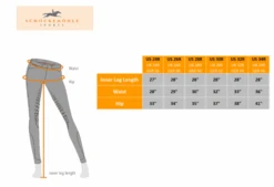 Schockemöhle Noelle Full Seat Breech -For the Horse Store sizechart 60f9be7560b28 ebf60bea de9c 4b70 9aeb d8a98f61c488