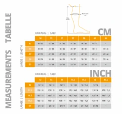 Schockemohle Tonics® Sirius Half Chap -For the Horse Store tonicssizechart